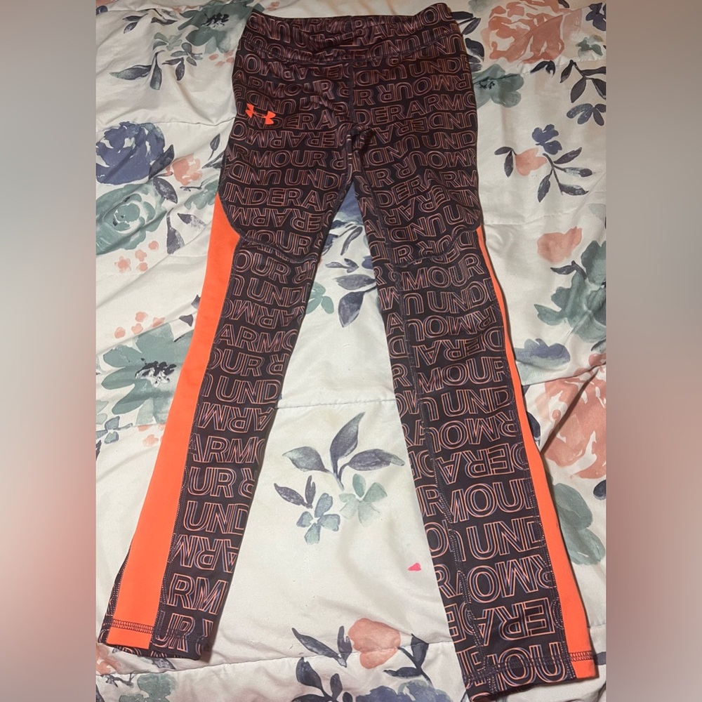 Under Armour Youth Medium Girls Leggings